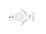 137B10 Pierścień sprężysty ocynk DIN 137B, M10, 21,0 mm