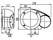 1E3996160011 Lampa zespolona, lewa