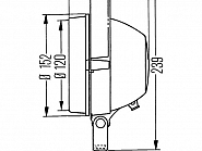 1G3005760001 Reflektor, roboczy Torero 5760 H3