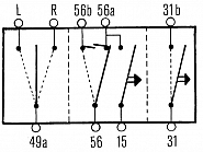 6TA003394011 Przełącznik wielofunkcyjny, Hella