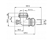 452005 Zawór spustowy antyzabrudzeniowy 1 1/4" BSP ARAG
