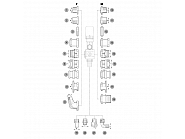 8730011 Elektrozawór sekcyjny 12V 20 bar 120 l/min z powrotem kalibrowanym ARAG 873