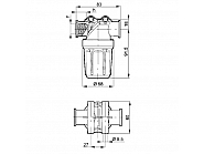 32420335V Filtr ciśnieniowy 3/4" 80l/min Viton