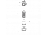 3142053 Filtr ssawny 1 1/4" 100-160l/min, 50 Mesh