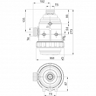 31620E3 Filtr ssawny 160-220 l T6 50 Mesh 50