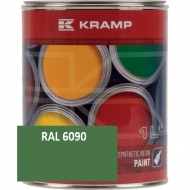 609008KR Lakier, farba pasujący do maszyn Bruns, zielony, zielona 1 L