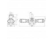 4063T940 Uchwyt dyszy 4-krotny 1/2" Seletron