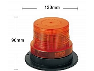 Kogut lampa błyskowa ostrzegawcza 40-LED stroboskop 12-24V 20W na magnes lub przykręcany 