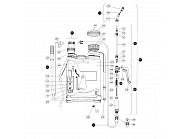 SPM83140 Opryskiwacz plecakowy, elektr. Easy+7 l