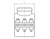 7050012 Opaska do nawiercania rurociągów PP 50mm x 1/2" GW