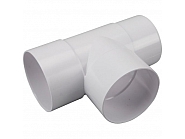 HWA380801W Trójnik PCW 80 mm biały