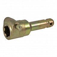 405001002 Redukcja wału WOM z kołkiem, wew. 1-3/8" Z-6, zew. 1-1/8" Z-6 L-150 mm KRAMP