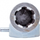 405001002 Redukcja wału WOM z kołkiem, wew. 1-3/8" Z-6, zew. 1-1/8" Z-6 L-150 mm KRAMP