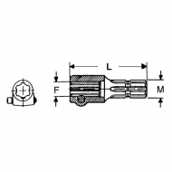 405001459 Redukcja 1-3/4" Z-20 x 1-3/8" Z-6 KRAMP