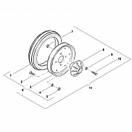 KL810942 Piasta koła