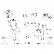 R4021244 Zestaw łopatek pasuje do KUIHN