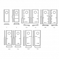 0009527280KR Nożyk kosiarki, 100x48x3, Ø 19, prawy