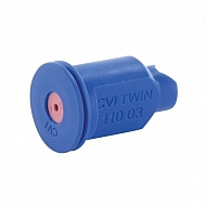CVITWIN11003 Dysza wtryskiwacza 110°, ceramiczna, niebieska Albuz