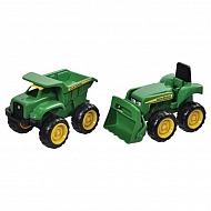 E42952 Zabawka Tomy mini ładowarka John Deere + mini wywrotka JD Big Scoop