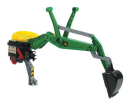 R40935 Koparka tylna John Deere do traktorów na pedały rollyBackhoe Rolly Toys