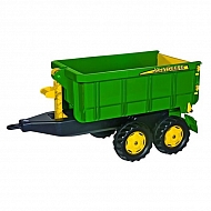 R12509 Przyczepa dwuosiowa John Deere, do ciągnika z napędem na pedały