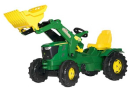 R61109 Traktor na pedały John Deere 6210R z ładowaczem czołowym rollyFarmtrac Rolly Toys