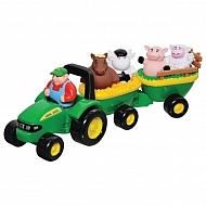 E42947 Zabawka Traktorek John Deere ze zwierzakami