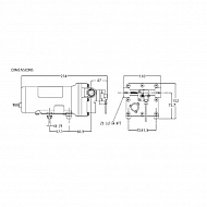 DIP50501310D011 Pompa membranowa 12 V 18 l/min