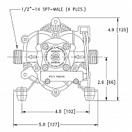 DIP4111035 Pompa membranowa 12V 26,5 l/m