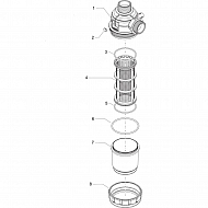 3122057 Filtr ssący 1 1/4'' 16 Mesh 