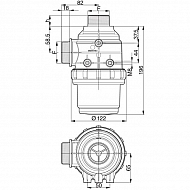 3142162 Filtr ssawny 1 1/2" 100-160 l/min