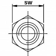 VNM1210 Złączka gwintowana redukcyjna M12 x M10