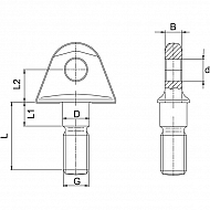 309211 Zestaw naprawczy stabilizatora, AG 355, M27, Walterscheid