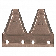 3441311 Nożyk podwójny 75x102x2.5 mm gładki pasuje do ESM 344.1311