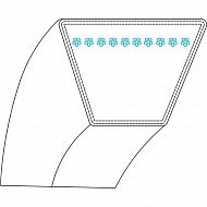 AKP109260050921 Pasek klinowy 9,5/0863 9,5x850 mm