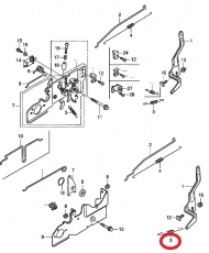 16561Z0L000 Sprężyna regulatora prędkości obrotów, pasuje do silnika Honda  16561-Z0L-000