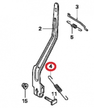 16561Z0D000 Sprężyna regulatora obrotów silnika, pasuje do silnika HONDA