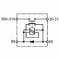 6EK008776021 Przekaźnik rozdzielający 12 V