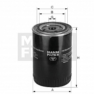 W9161 Filtr oleju, M&H
