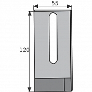 AB010002 Zgarniak 55x120mm Amazone