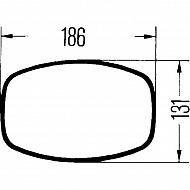 8SB002997001 Lusterko, Hella 186x131 mm