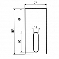 AB075001 Zgarniak 75x155mm Landsberg