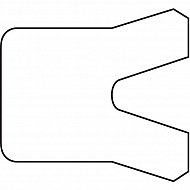 SA81558UN  Uszczelniacz tłoczyska, siłownika 8x15x5,8 UN L1=6