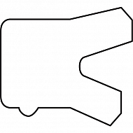 SA556573UN Uszczelniacz tłoczyska, siłownika 55x65x7,3
