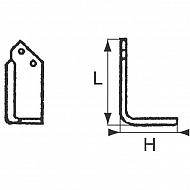 RB9924 Nóż frezujący lewy 170x140x80mm 6mm Howard RB9923