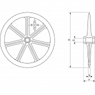 PR80001 Pierścień Cambridge, 712x51mm