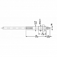 AKCZ1000 Cięgło Bowdena 1000 mm