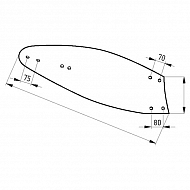 506094594 Skrzydło odkładni, prawe 94594