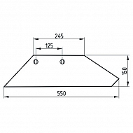 506094603 Lemiesz 18", lewy 94603