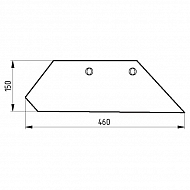 506094600 Lemiesz 16", prawy 94600